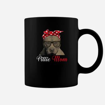 Pittie Mom Shirt For Pitbull Dog Lovers Mothers Day Gift Coffee Mug - Seseable
