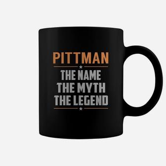 Pittman The Name The Myth The Legend Name Shirts Coffee Mug - Seseable