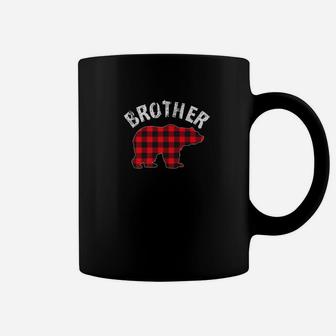Plaid Brother Bear Buffalo Matching Family Pajama Coffee Mug - Seseable