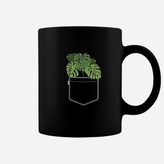Plant Monstera Pocket Plant Mama Coffee Mug - Seseable