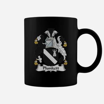 Plunkett Coat Of Arms Irish Family Crests Coffee Mug - Seseable