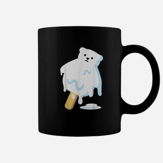 Polar Bear Ice Popsicle Melt Earth Day Teacher Coffee Mug - Seseable