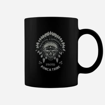 Ponca Tribe Native American Indian Respect Skull Design Coffee Mug - Seseable
