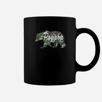 Poppop Bearfunny Camping Summer Fathers Day Coffee Mug - Seseable