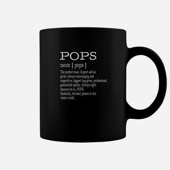 Pops Definition Grandpa Father Day Gift Coffee Mug - Seseable