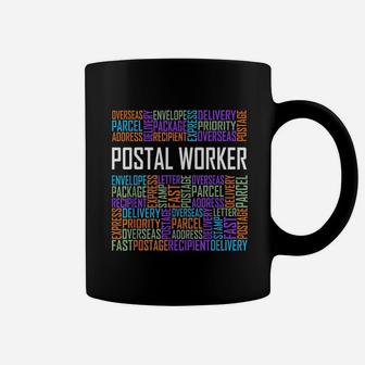 Postal Worker Gift Words Mailman Gifts Postman Coffee Mug - Seseable