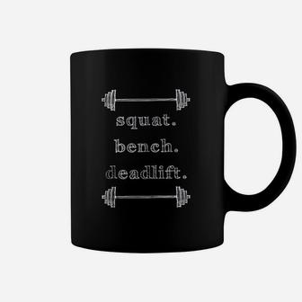 Powerlifting Barbell Vintage Gym Statement Lifting Coffee Mug - Seseable