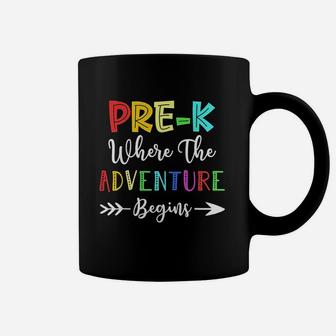 Pre K Where The Adventure Begins Teachers Coffee Mug - Seseable