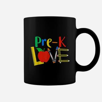 Prek Love Teacher Student Classroom Gift Tools Design Coffee Mug - Seseable