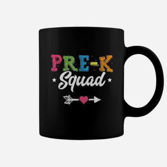 Prek Squad Teacher Student Kids Preschool Back To School Coffee Mug - Seseable
