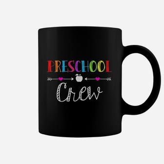 Preschool Crew Teacher Funny First Day Of School Coffee Mug - Seseable