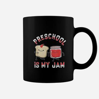 Preschool Is My Jam Funny Prek Teacher Coffee Mug - Seseable