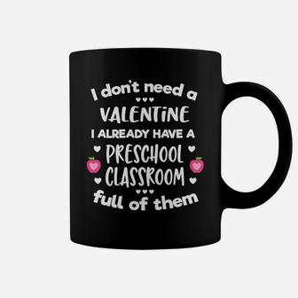 Preschool Teacher Cute Valentines Day Coffee Mug - Seseable