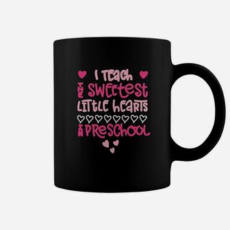Preschool Teacher Valentine Cute Hearts Love Coffee Mug - Seseable