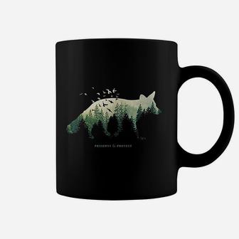 Preserve And Protect Vintage National Park Fox Forest Coffee Mug - Seseable