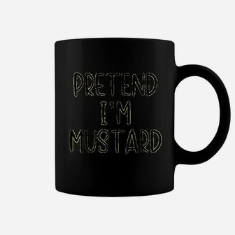 Pretend Mustard Halloween Matching Ketchup Easy Coffee Mug - Seseable