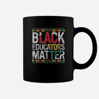 Pride Black Educators Matter History Month Teacher Coffee Mug - Seseable