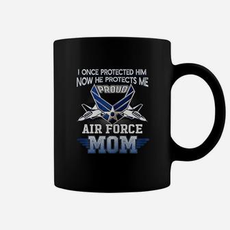 Pride Military Family Proud Mom Air Force Coffee Mug - Seseable