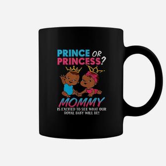 Prince Or Princess Gender Reveal Mommy Party Supplies Baby Coffee Mug - Seseable