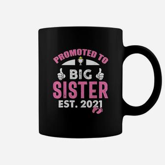 Promoted To Big Sister 2021 I Am Going To Be A Big Sis Gift Coffee Mug - Seseable