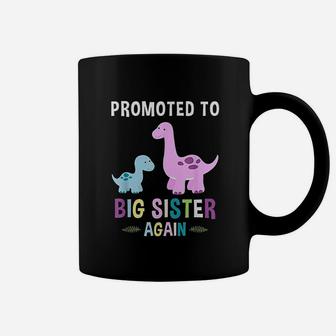Promoted To Big Sister Again 2021 Dinosaur Coffee Mug | Seseable UK