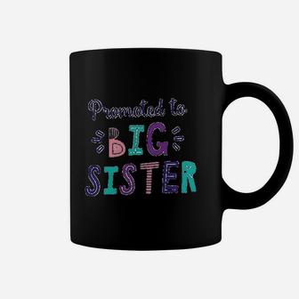 Promoted To Big Sister Letters Coffee Mug - Seseable