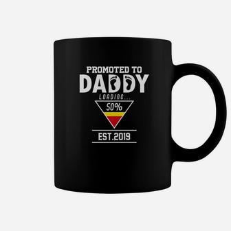 Promoted To Daddy Est 2019 Soon To Be Daddy Shirt Coffee Mug - Seseable