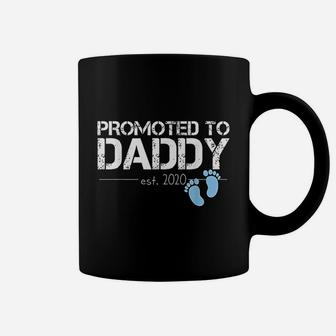 Promoted To Daddy Est 2020 Future New Dad Baby Gift Coffee Mug - Seseable
