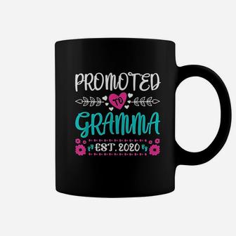 Promoted To Gramma Est 2020 First Time New Grandma Coffee Mug - Seseable