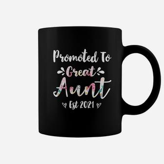 Promoted To Great Aunt Est 2022 Mothers Day Gif Coffee Mug - Seseable