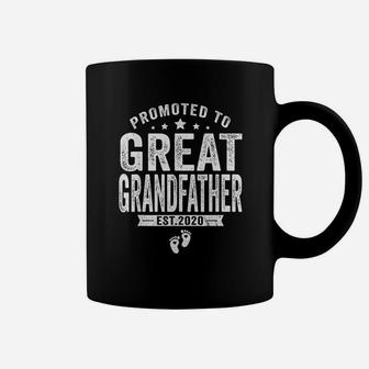 Promoted To Great Grandfather Est 2020 Coffee Mug - Seseable