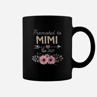 Promoted To Mimi Est 2022 Mothers Day New Grandma New Mimi Coffee Mug - Seseable