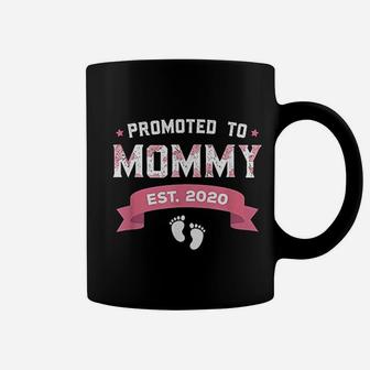 Promoted To Mommy Est. 2020 New Mom Gift First Mommy Coffee Mug - Seseable