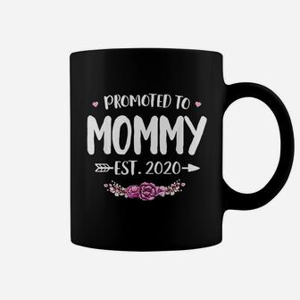 Promoted To Mommy Est 2020 New Mom Gift First Mommy Coffee Mug - Seseable