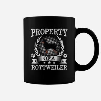 Property Of A Rottweiler Cute Dog Lover Coffee Mug - Seseable
