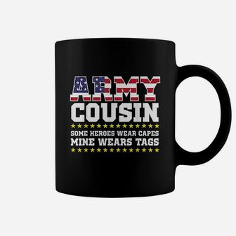 Proud Army Cousin Military Cousin My Hero Coffee Mug - Seseable