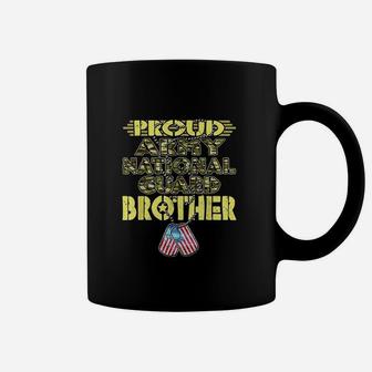 Proud Army National Guard Brother Dog Tags Coffee Mug - Seseable