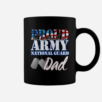 Proud Army National Guard Dad Fathers Day Coffee Mug - Seseable