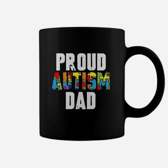 Proud Dad Awareness Dad Gifts For Him Coffee Mug - Seseable
