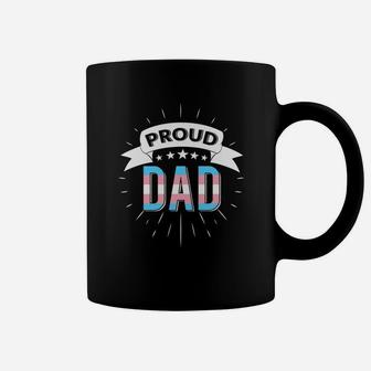 Proud Dad Trans Lgbt Pride Month Fathers Gift Coffee Mug - Seseable