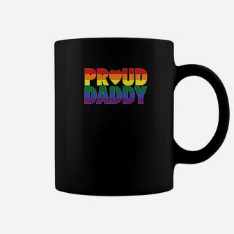 Proud Daddy Lgbt Parent Gay Pride Fathers Day Premium Coffee Mug - Seseable