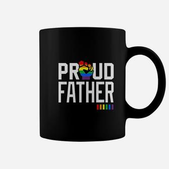 Proud Father Gay Pride Month Lgbtq Coffee Mug - Seseable