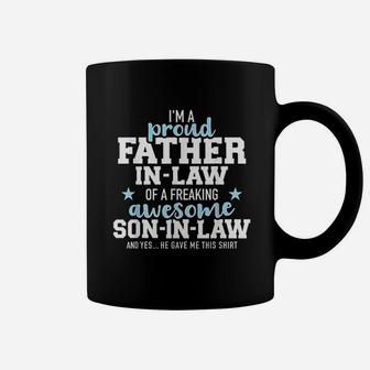 Proud Father In Law Coffee Mug - Seseable