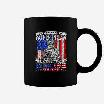 Proud Father Of National Guard Soldier Army Dad Coffee Mug - Seseable