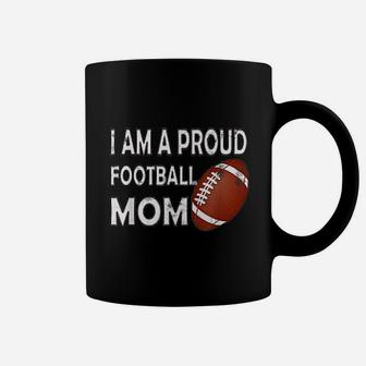 Proud Football Mom Cute Football Mother Coffee Mug - Seseable