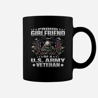 Proud Girlfriend Of A Us Army Veteran Vets Lover Gift Coffee Mug - Seseable