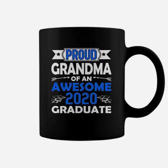 Proud Grandma Of An Awesome 2020 Graduate Family Matching Graduation Coffee Mug - Seseable