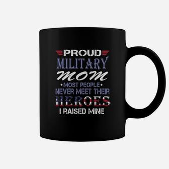 Proud Military Mom Heroes Veteran Mom Pride Gift Coffee Mug - Seseable
