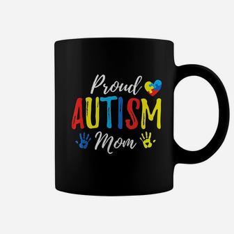 Proud Mom Atism Awareness Coffee Mug - Seseable