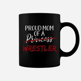 Proud Mom Of A Wrestler Wrestling Moms Mothers Day Coffee Mug | Seseable CA